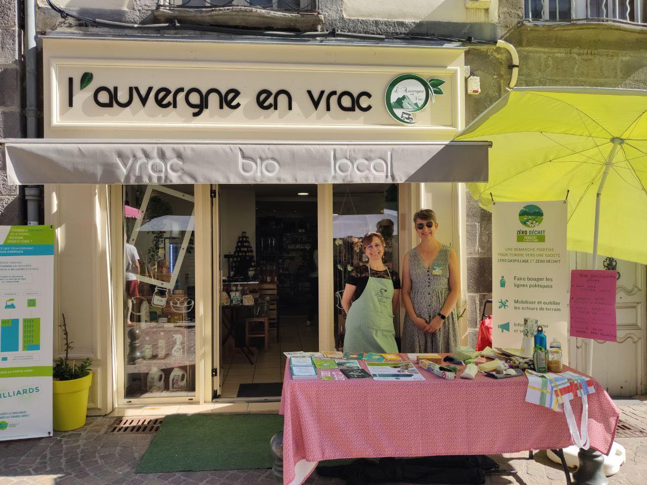 Sensibilisation en partenariat avec L'Auvergn en vrac